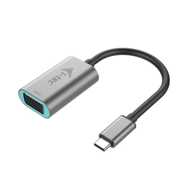 i-tec Metal C31METALVGA60HZ adapter kablowy 0,15 m USB Type-C VGA (D-Sub) Szary i-tec Metal C31METALVGA60HZ adapter kablowy 0,15 m USB Type-C VGA (D-Sub) Szary