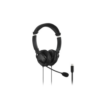 Kensington K97457WW słuchawki zestaw słuchawkowy Przewodowa Opaska na głowę Połączenia muzyka Czarny