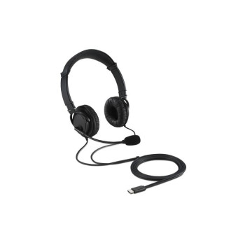 Kensington K97457WW słuchawki zestaw słuchawkowy Przewodowa Opaska na głowę Połączenia muzyka Czarny