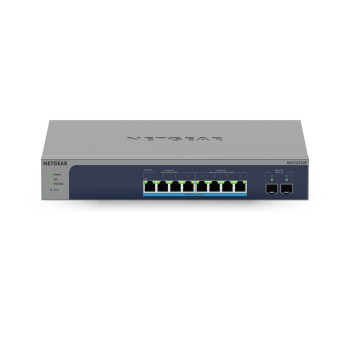 NETGEAR MS510TXUP łącza sieciowe Zarządzany L2 L3 L4 10G Ethernet (100 1000 10000) Obsługa PoE Szary, Niebieski