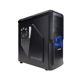 Zalman ZM-Z3-PLUS-BK zabezpieczenia & uchwyty komputerów Midi Tower Czarny