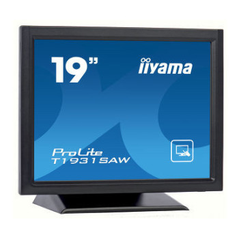 iiyama ProLite T1931SAW-B5 monitor komputerowy 48,3 cm (19") 1280 x 1024 px LED Ekran dotykowy Czarny