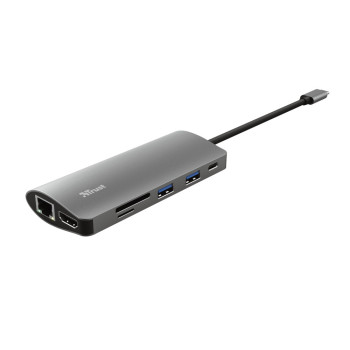 Trust Dalyx adapter Wewnętrzny HDMI, RJ-45, USB 3.2 Gen 1 (3.1 Gen 1)