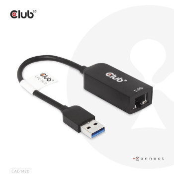 CLUB3D CAC-1420 karta sieciowa Ethernet 2500 Mbit s