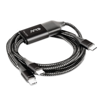 CLUB3D CAC-1527 kabel USB 1,83 m USB C 2 x USB C Czarny