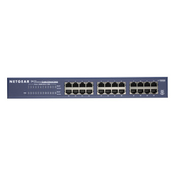 NETGEAR JGS524 Nie zarządzany Gigabit Ethernet (10 100 1000) Niebieski