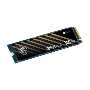 MSI SPATIUM M450 PCIe 4.0 NVMe M.2 500GB PCI Express 4.0 3D NAND