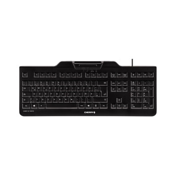 CHERRY KC 1000 SC-Z klawiatura USB QWERTZ Niemiecki Czarny