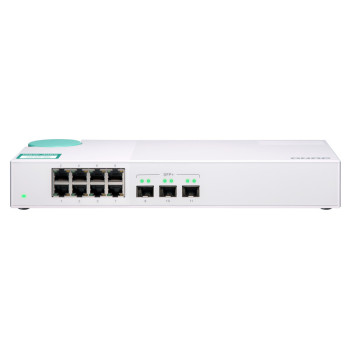 QNAP QSW-308S łącza sieciowe Nie zarządzany Gigabit Ethernet (10 100 1000) Biały