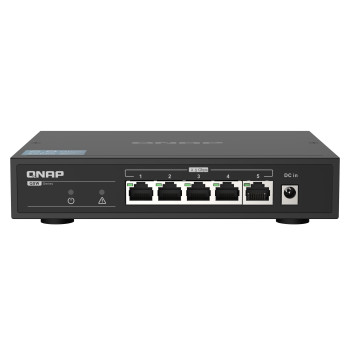 QNAP QSW-1105-5T łącza sieciowe Nie zarządzany Gigabit Ethernet (10 100 1000) Czarny