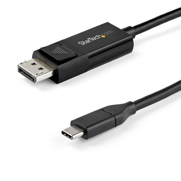 StarTech.com CDP2DP142MBD adapter kablowy 2 m USB Type-C DisplayPort Czarny StarTech.com CDP2DP142MBD adapter kablowy 2 m USB Type-C DisplayPort Czarny