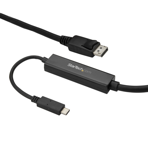 StarTech.com CDP2DPMM3MB adapter kablowy 3 m USB Type-C DisplayPort Czarny StarTech.com CDP2DPMM3MB adapter kablowy 3 m USB Type-C DisplayPort Czarny