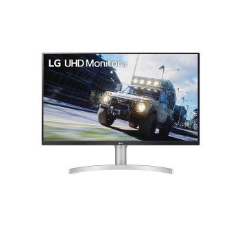 LG 32UN550-W 81,3 cm (32") 3840 x 2160 px 4K Ultra HD LED Srebrny, Biały