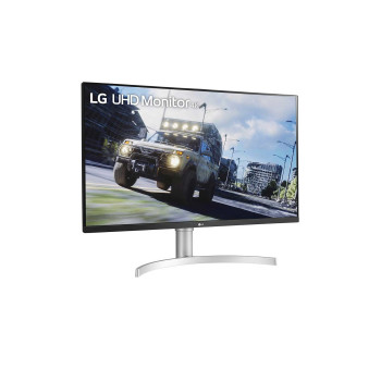 LG 32UN550-W 81,3 cm (32") 3840 x 2160 px 4K Ultra HD LED Srebrny, Biały