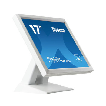 iiyama ProLite T1731SR-W5 monitor komputerowy 43,2 cm (17") 1280 x 1024 px TN Ekran dotykowy Biały