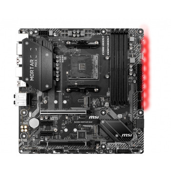 MSI B450M Mortar Max AMD B450 Socket AM4 micro ATX