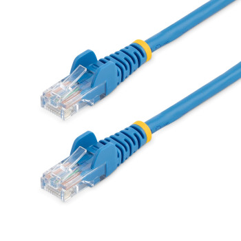 StarTech.com 45PAT50CMBL kabel sieciowy Niebieski 0,5 m Cat5e U UTP (UTP)
