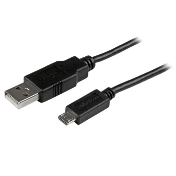 StarTech.com USBAUB1MBK kabel USB 1 m USB 2.0 USB A Micro-USB B Czarny