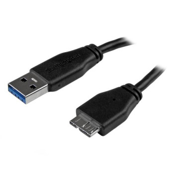 StarTech.com USB3AUB3MS kabel USB 3 m USB 3.2 Gen 1 (3.1 Gen 1) USB A Micro-USB B Czarny