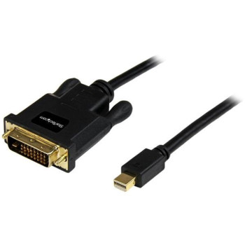 StarTech.com MDP2DVIMM3B adapter kablowy 0,9 m mini DisplayPort DVI-D Czarny