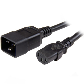StarTech.com PXTC13C20146 kabel zasilające Czarny 1,8 m C20 panel C13 panel