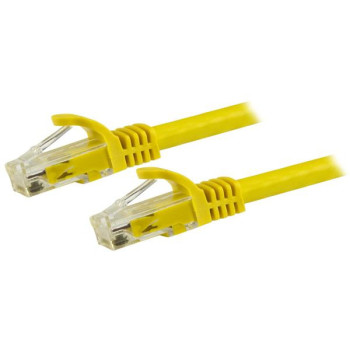 StarTech.com N6PATC750CMYL kabel sieciowy Żółty 7,5 m Cat6 U UTP (UTP)