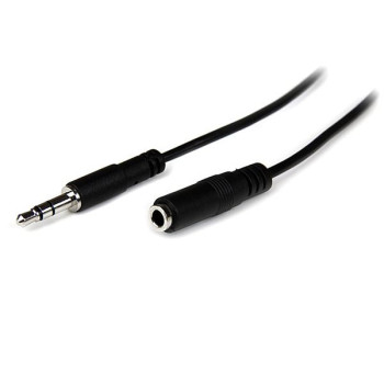 StarTech.com MU2MMFS kabel audio 2 m 3.5mm Czarny