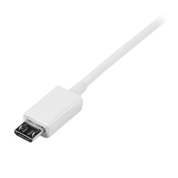 StarTech.com 1m USB 2.0 A Micro-B m m kabel USB USB A Micro-USB B Biały