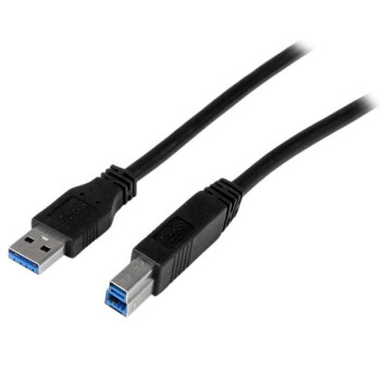 StarTech.com USB3CAB2M kabel USB 2 m USB 3.2 Gen 1 (3.1 Gen 1) USB A USB B Czarny