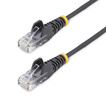 StarTech.com N6PAT100CMBKS kabel sieciowy Czarny 1 m Cat6 U UTP (UTP)