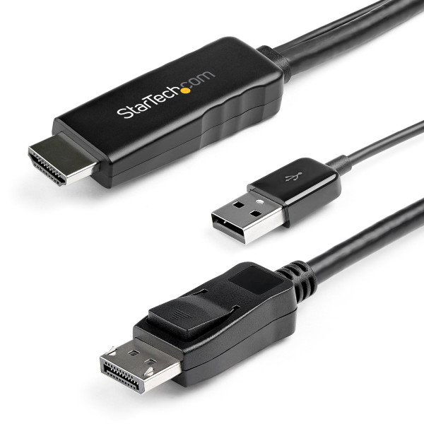 StarTech.com HD2DPMM2M adapter kablowy 2 m HDMI Typu A (Standard) DisplayPort Czarny StarTech.com HD2DPMM2M adapter kablowy 2 m HDMI Typu A (Standard) DisplayPort Czarny