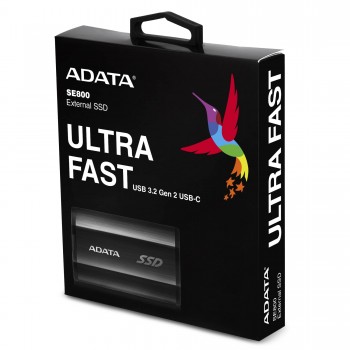 ADATA DYSK SSD External SE800 1TB USB-C 3.2 Black
