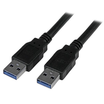 StarTech.com USB3SAA3MBK kabel USB 3 m USB 3.2 Gen 1 (3.1 Gen 1) USB A Czarny