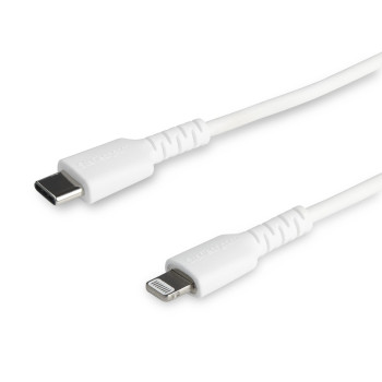 StarTech.com RUSBCLTMM1MW kabel do telefonu Biały 1 m USB C Lightning
