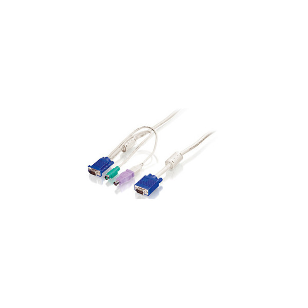 LevelOne ACC-2103 kabel KVM Biały 5 m LevelOne ACC-2103 kabel KVM Biały 5 m
