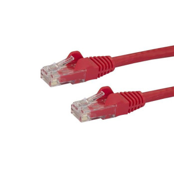 StarTech.com N6PATC10MRD kabel sieciowy Czerwony 10 m Cat6 U UTP (UTP)