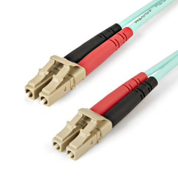 StarTech.com 450FBLCLC2 kabel optyczny 2 m LC OM4 Kolor Aqua