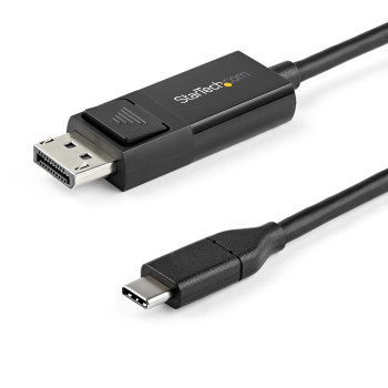 StarTech.com CDP2DP1MBD adapter kablowy 1 m DisplayPort USB Type-C Czarny