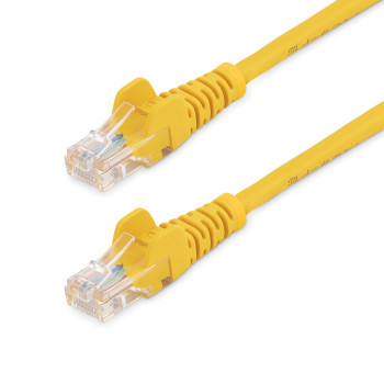 StarTech.com 45PAT5MYL kabel sieciowy Żółty 5 m Cat5e U UTP (UTP)
