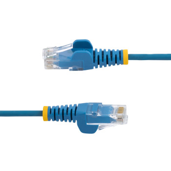 StarTech.com N6PAT250CMBLS kabel sieciowy Niebieski 2,5 m Cat6 U UTP (UTP)