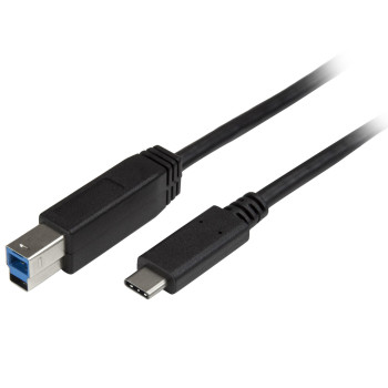 StarTech.com USB315CB2M kabel USB 2 m USB 3.2 Gen 1 (3.1 Gen 1) USB C USB B Czarny