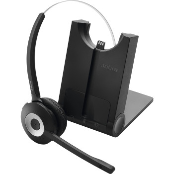 Jabra Pro 930 EMEA Zestaw słuchawkowy Przewodowy i Bezprzewodowy Opaska na głowę Biuro centrum telefoniczne Mini-USB Czarny
