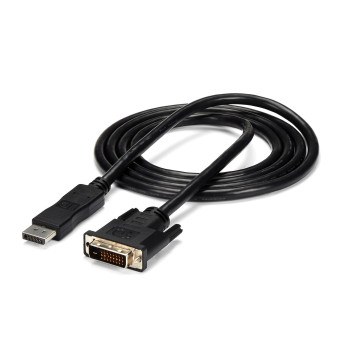 StarTech.com DP2DVIMM6 adapter kablowy 1,8 m DisplayPort DVI-D Czarny