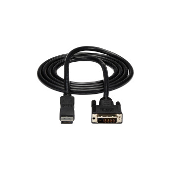 StarTech.com DP2DVIMM6 adapter kablowy 1,8 m DisplayPort DVI-D Czarny