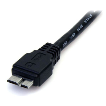StarTech.com USB3AUB50CMB kabel USB 0,5 m USB 3.2 Gen 1 (3.1 Gen 1) USB A Micro-USB B Czarny