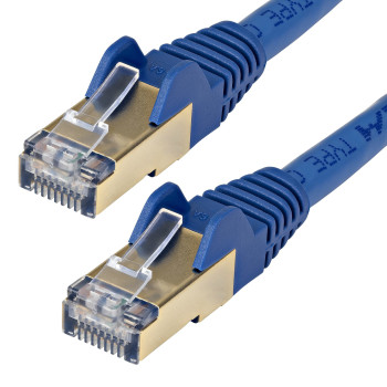 StarTech.com 6ASPAT750CMBL kabel sieciowy Niebieski 7,5 m Cat6a U FTP (STP)