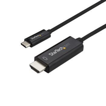 StarTech.com CDP2HD1MBNL adapter kablowy 1 m USB Type-C HDMI Czarny
