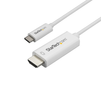 StarTech.com CDP2HD2MWNL adapter kablowy 2 m USB Type-C HDMI Typu A (Standard) Biały