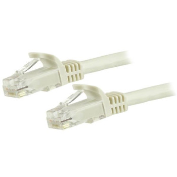 StarTech.com N6PATC15MWH kabel sieciowy Biały 15 m Cat6 U UTP (UTP)