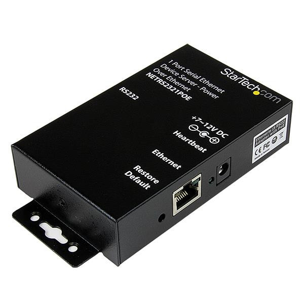 StarTech.com NETRS2321POE serwer portów szeregowych RS-232 StarTech.com NETRS2321POE serwer portów szeregowych RS-232